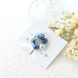 青（ブルー） ポニーフック・ヘアカフス の人気通販｜Creema(クリーマ