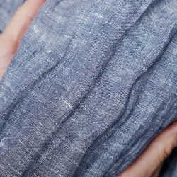 [wafu] 最適合旅行的天使的短外套！柔軟、輕盈、緊湊的亞麻瑪格麗特/巴林藍 h001n-blb1 第20張的照片