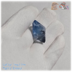 標本宝石 青空の宝石 海の宝石 希少特殊カラー ブルーフローライト 青蛍石 標本結晶 ファセットカット ルース 5765 7枚目の画像
