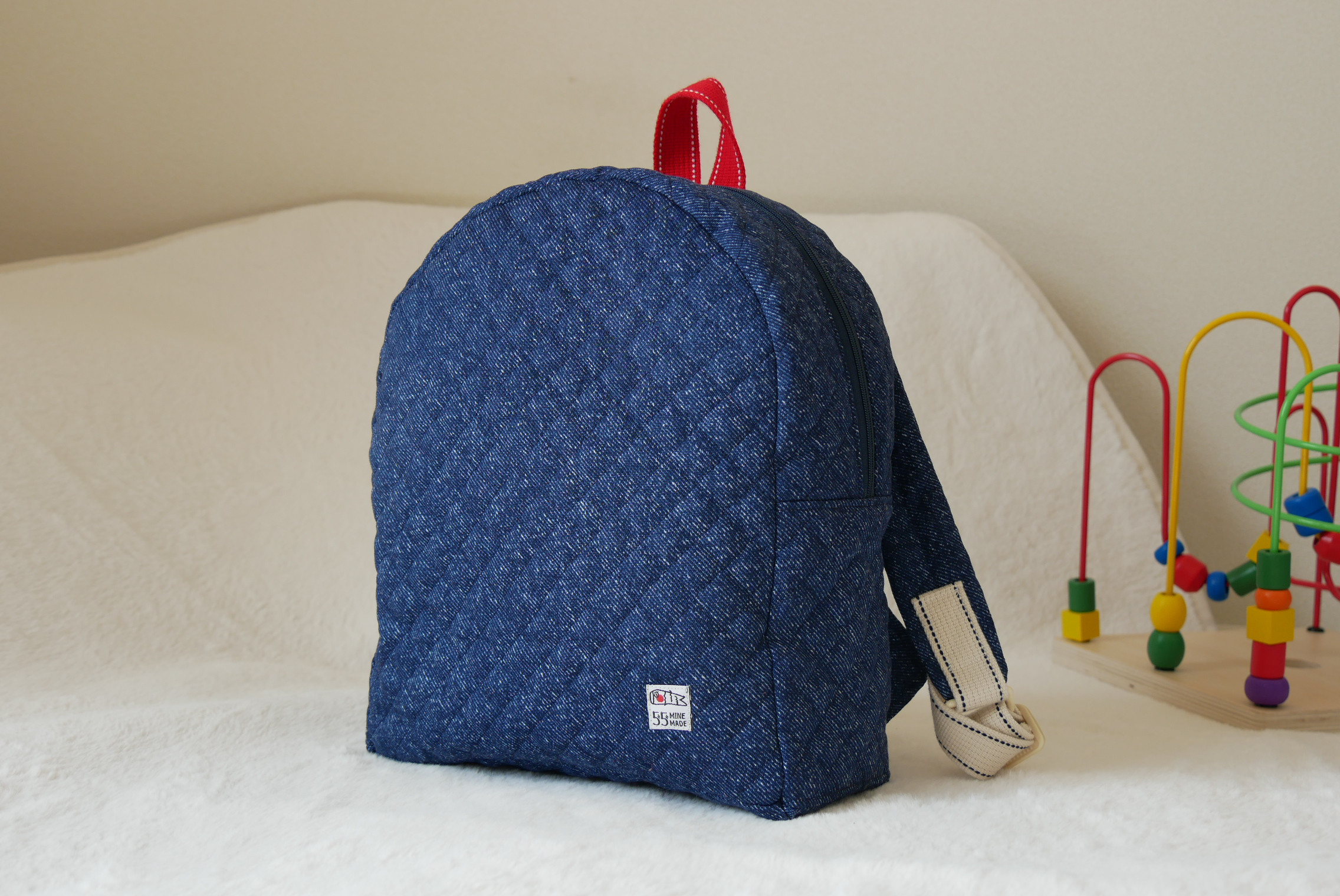 子供　ベビー　キルトリュックサック