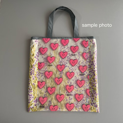 A4サイズ対応/ジャガード織り/ダマスク柄/撥水加工・軽量/トートバッグ・保護者バッグ 12枚目の画像