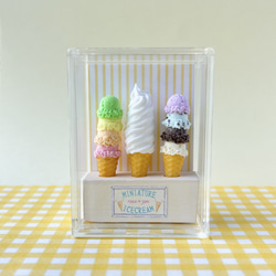 ミニチュア＊虹色クリームソーダ その他置物 roco＊jam 通販
