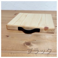 ミディアムウォルナット　wood plate＊ 木製 ポットマット 鍋敷き　木製トレー　グラタン皿受け 5枚目の画像