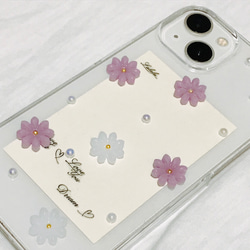 お花のスマホケース　iPhoneケース 1枚目の画像