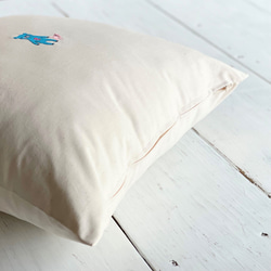 8くま  Cushion cover / off white （クッションカバー） 5枚目の画像