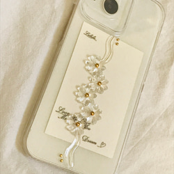 お花のiPhoneケース　フラワースマホケース 2枚目の画像