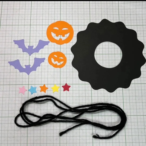 製作 製作キット 壁面 壁面飾り ハロウィン リース おばけ