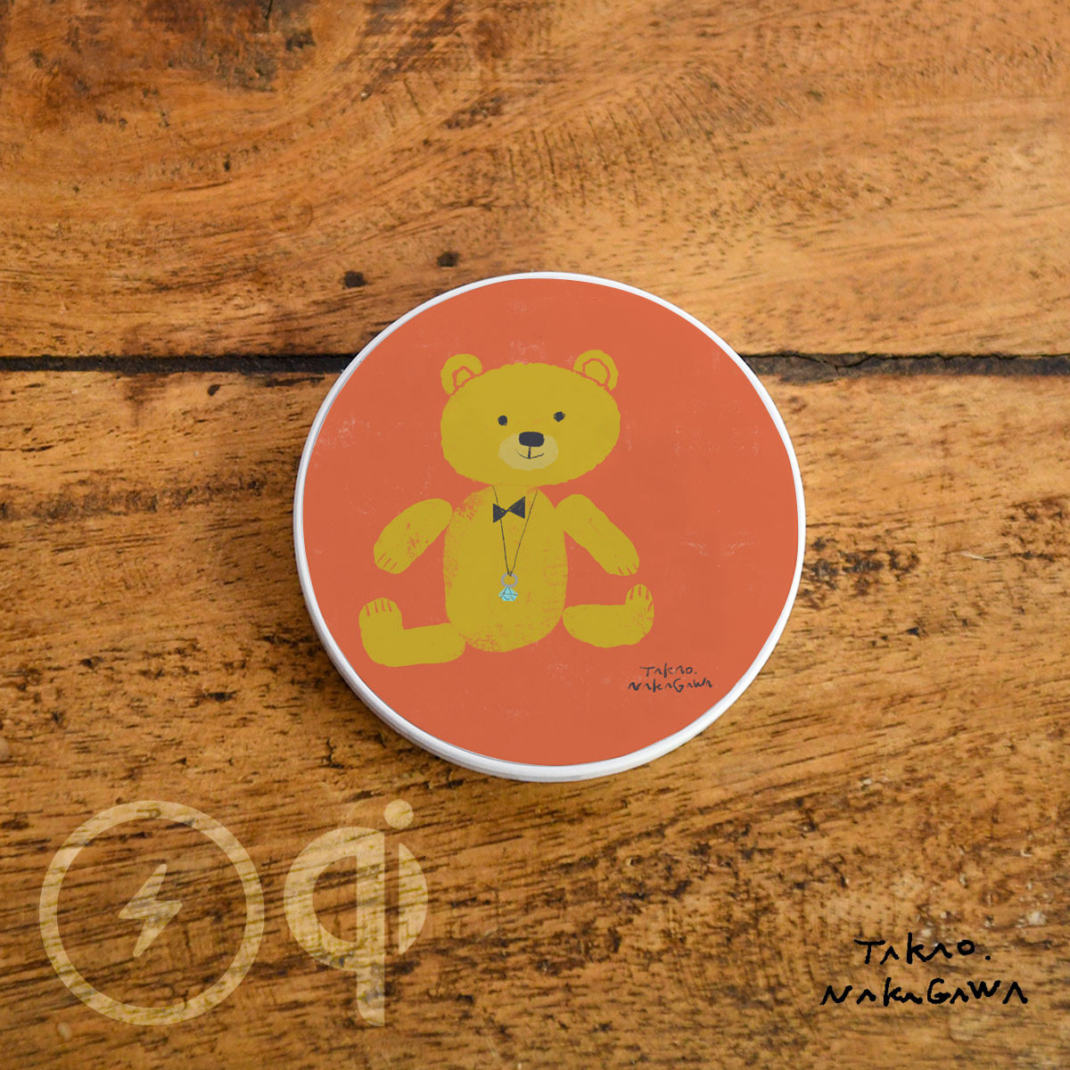 MagSafe 充電器 iPhone13 iPhone12 iphonese3 ワイヤレス充電器 くま 名入れ