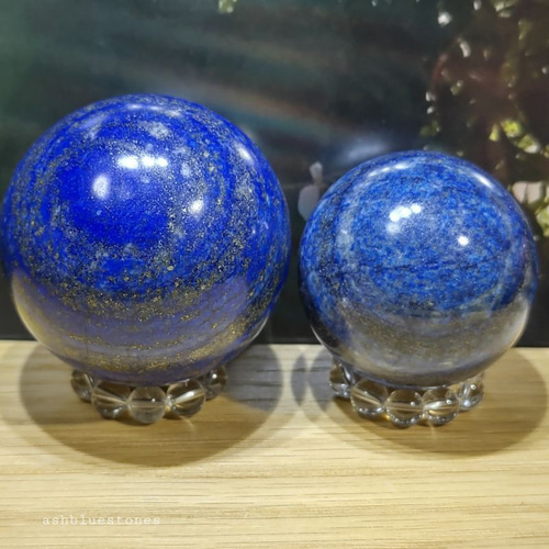 アフガニスタン産ラピスラズリスフィア 約60mm 358g 天然石