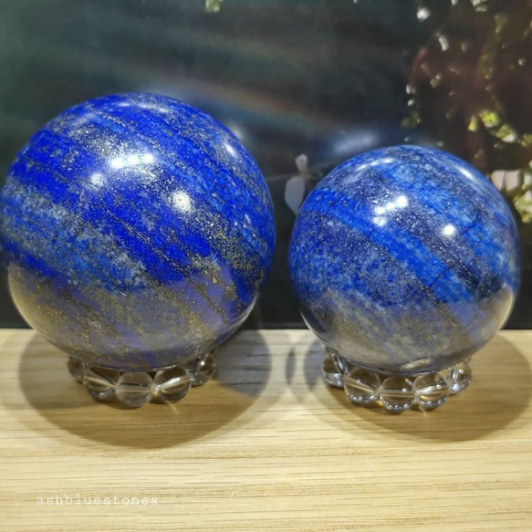 アフガニスタン産ラピスラズリスフィア　約60mm 358g 358g 予めご了承ください