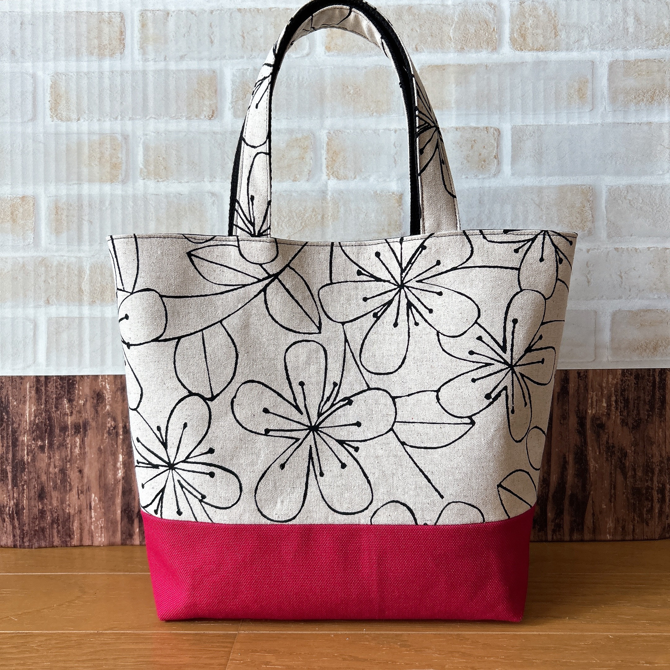 chimaki ハンドバッグ トートバッグ　レース バラ　花柄　レトロ チマキ