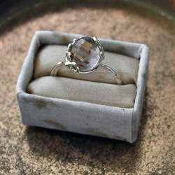 【SALE*10%OFF】Silver925・ルチルクォーツの指環：《フランクリンの凧》 15枚目の画像