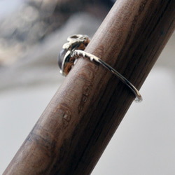 【SALE*10%OFF】Silver925・ルチルクォーツの指環：《フランクリンの凧》 13枚目の画像