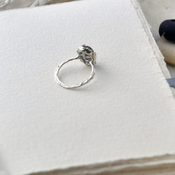 【SALE*10%OFF】Silver925・ルチルクォーツの指環：《フランクリンの凧》 8枚目の画像