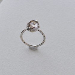 【SALE*10%OFF】Silver925・ルチルクォーツの指環：《フランクリンの凧》 9枚目の画像