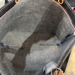 【珍品】三革屋denim セルビッジデニム 有名メーカーオリジナルデニム使用 新品未使用 貴重 手づくり ハンドメイド 3枚目の画像