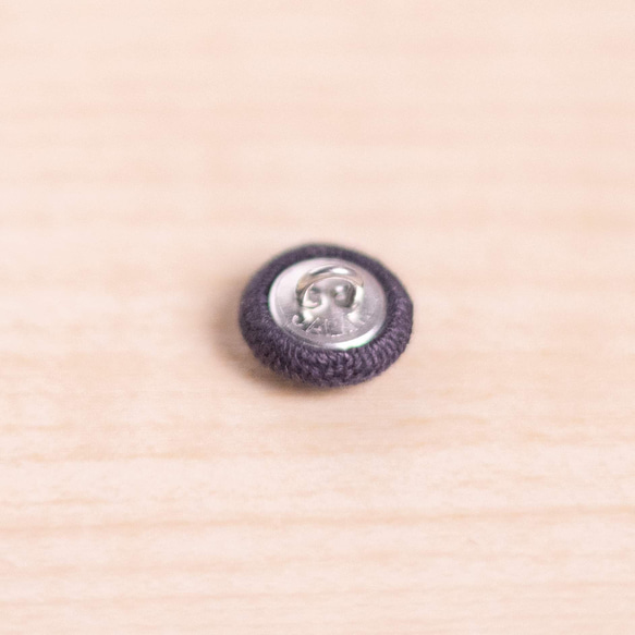 10mmのくるみボタン・綿オックスフォード生地 (8ヶセット・全25色) 4枚目の画像