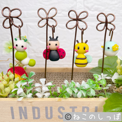 ガーデンピック☆ゆらゆらピック☆カラフルお花と雫☆7本☆ガーデニング雑貨☆多肉❺ ゆらゆらレジン☆ガーデンピック☆ピック☆ガーデニング雑貨