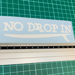 NO DROP IN ステッカー（色変更可能） 1枚目の画像