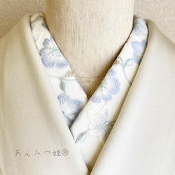 洗える刺繍半衿  静華【ラスト】 2枚目の画像