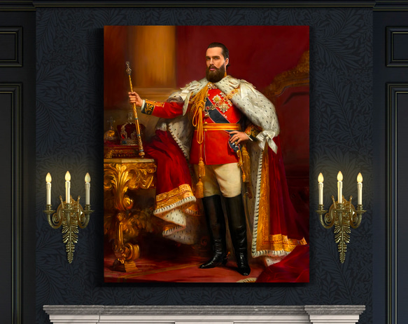 【オーダーメイド】写真からカスタムロイヤルキング天皇皇帝油絵スタイルの肖像画一点物 似顔絵 イラスト彼氏夫の贈り物誕生日 【オーダーメイド】写真からカスタムロイヤルキング天皇皇帝油絵スタイルの肖像画一点物 イラスト彼氏夫の贈り物誕生日 似顔絵 JSB1238210164(9555円)