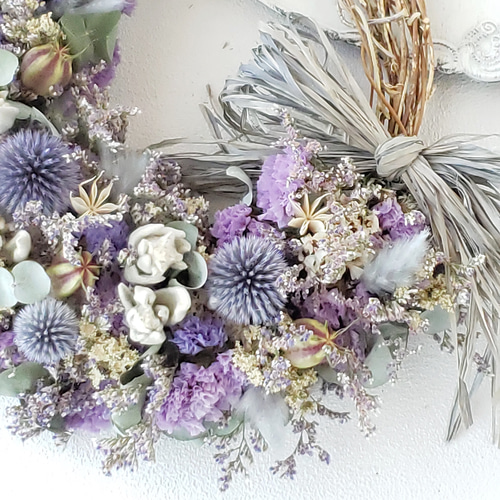 るり玉のハーフリース ドライフラワー ドライフラワー 瑠花 通販  