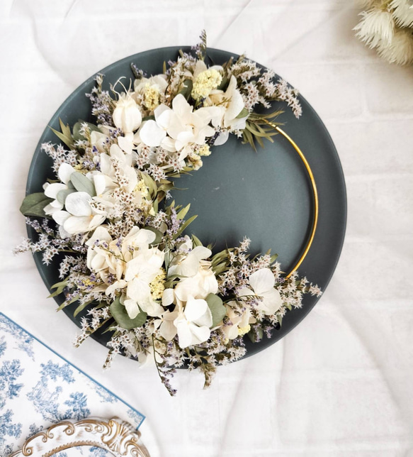 ワイヤーリース 三日月 | Pay ID 三日月リース約22cm