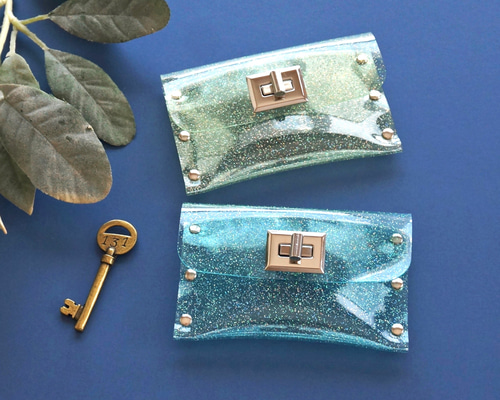 グリーン　 コインケース 一目惚れ 12cm グリーン コインケース 一目惚れ 12cm