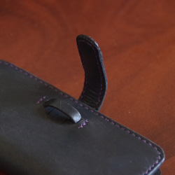 【スマホケース】　iphone12mini 手帳型　革小物　ハンドメイド　手作り　メンズ　レディース 5枚目の画像