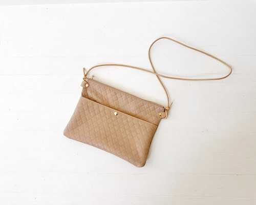 サコッシュ(ベージュ) サコッシュ ショルダーバッグ 合皮 レディース 通勤 : Action! - 通販