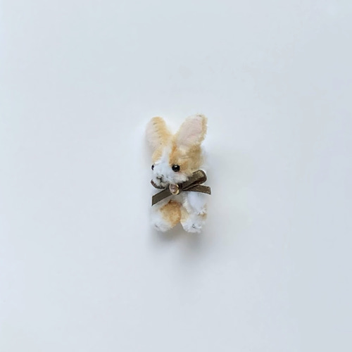 モールアート うさぎ アンティーク風 ハンドメイド ミニチュア