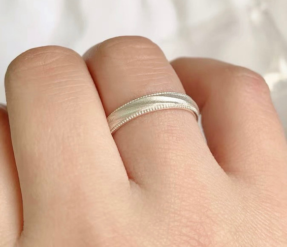 ✨NEW✨ペア　リング【セット】 結婚　指輪　S 925 シルバー　受注製作　リング　カップル 5枚目の画像