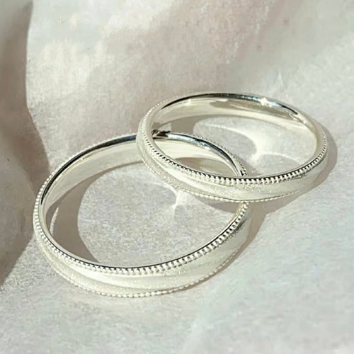 ✨ring✨ペア リング【セット】 結婚 指輪 S 925 シルバー 受注