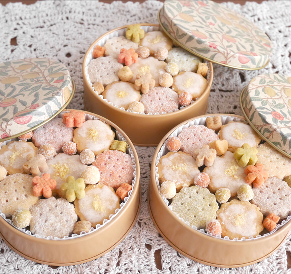 【オーガニック＆グルテンフリー＆ヴィーガン】米粉レモンクッキーミニ缶 3枚目の画像