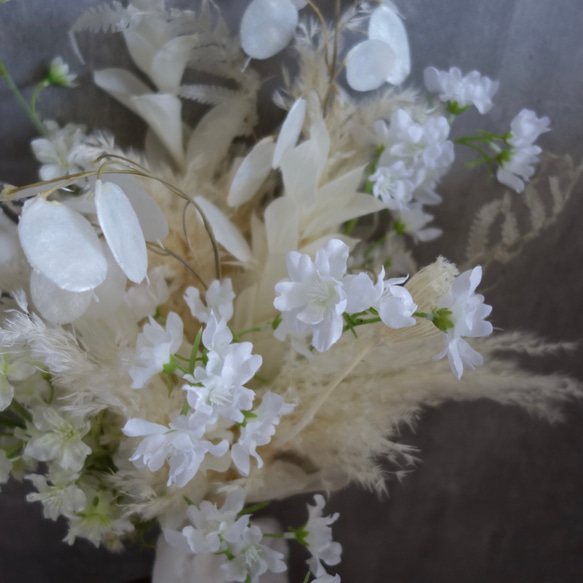 ふわふわホワイトBouquet 4枚目の画像