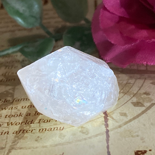 レインボー✨クリスタル水晶ダブルポイント
