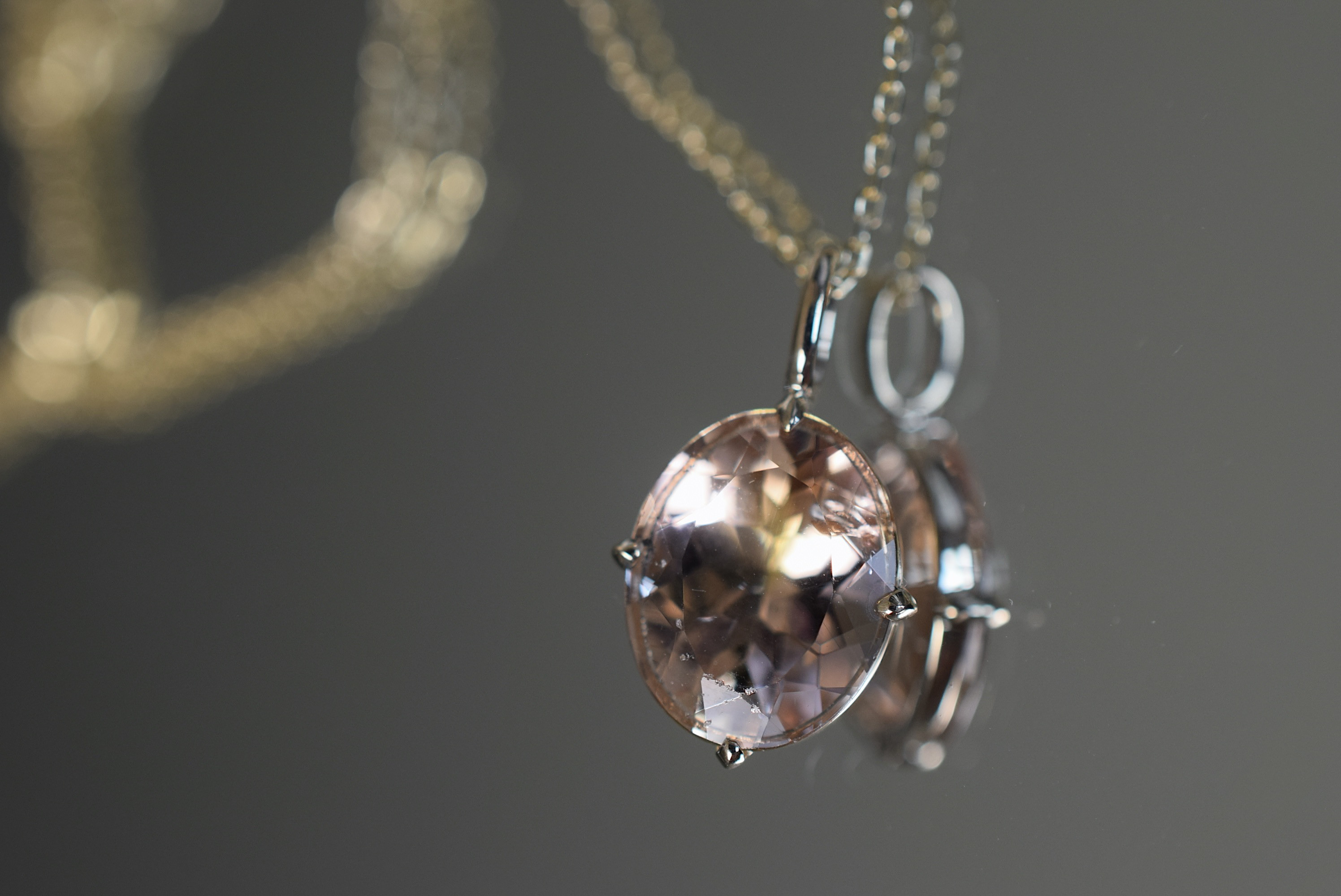 k9-12 k9金 天然 トルマリン 緑 グリーン チャーム ネックレス ペンダントトップ