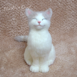 シャム猫の子猫 羊毛フェルト studio*coup 通販 12040428 シャム猫の子猫 羊毛フェルト studio*coup 通販 12040428