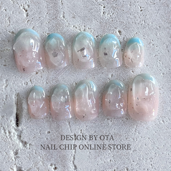 グラデーションネイルチップセット じゅわっとグラデーションネイル- ネイルチップ専門店ミチネイル