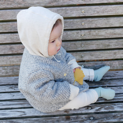 子供服　ベビー服　ツイードジャケット　冬用 2枚目の画像