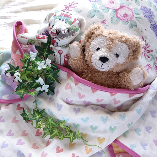 FUWARA ♡シングルケット♡ハンドメイド FUWARA ♡6重ガーゼ