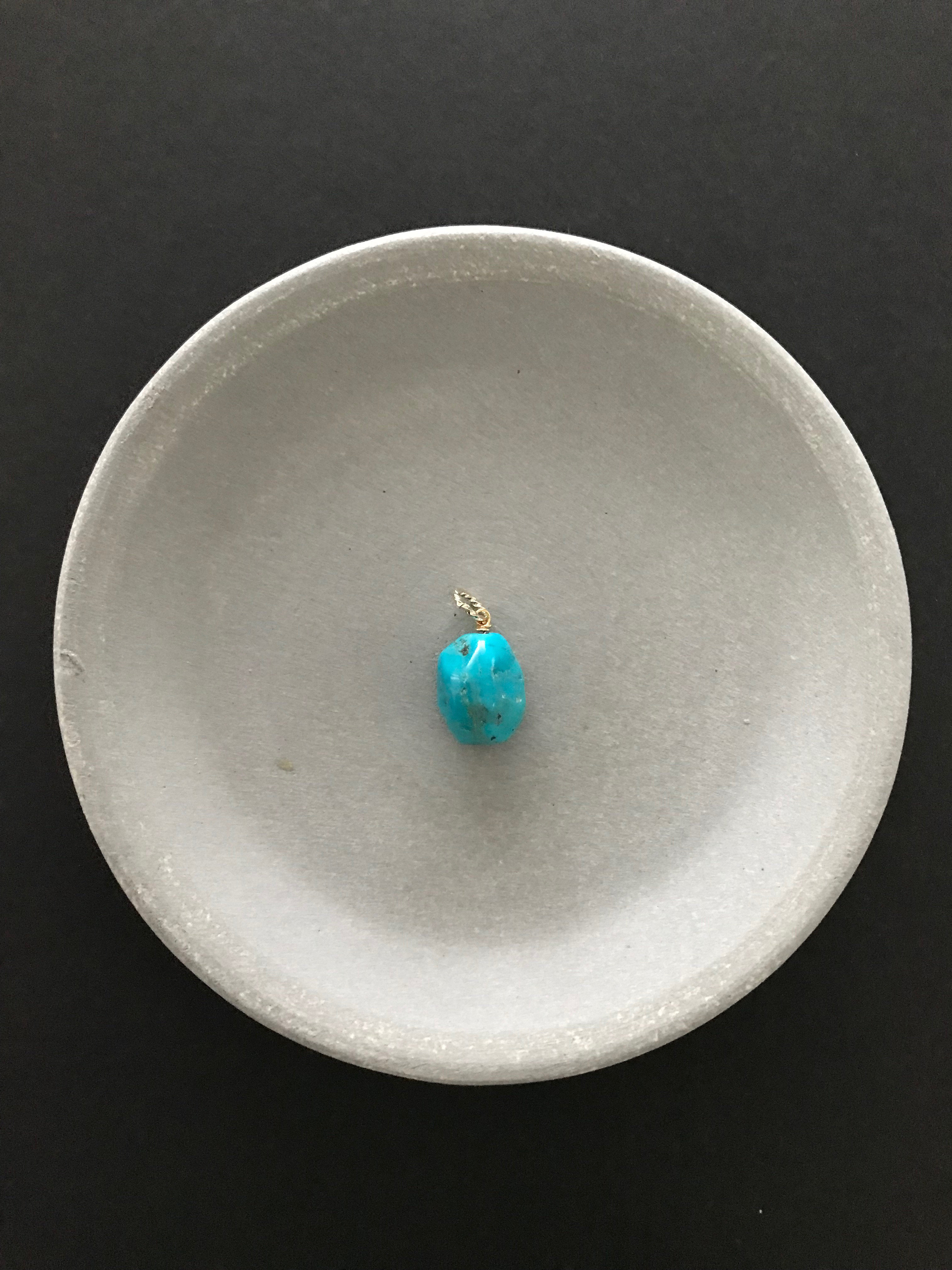 ［再販］大粒の天然ターコイズ♚ペンダントトップ