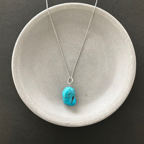 再販］大粒の天然ターコイズ♚ペンダントトップ ペンダントトップ m.y.