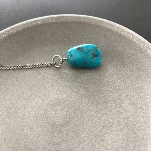 再販］大粒の天然ターコイズ♚ペンダントトップ ペンダントトップ m.y.