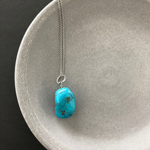 再販］大粒の天然ターコイズ♚ペンダントトップ ペンダントトップ m.y.