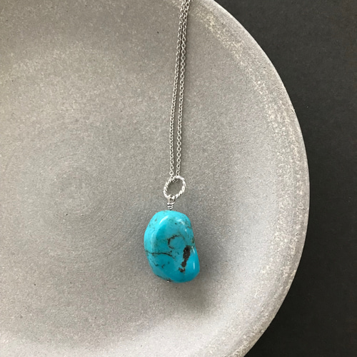 再販］大粒の天然ターコイズ♚ペンダントトップ ペンダントトップ m.y.