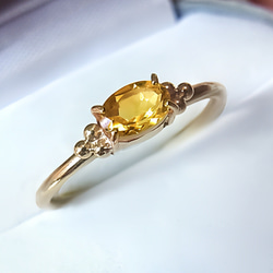 年末のプロモーション特価！ シトリン 国内最大 の人気通販｜Creema(クリーマ) 指輪・リング アクセサリー