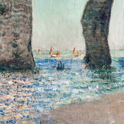 アートポスター モネ エトルタの断崖 印象派 青空と海岸 風景画 癒し系 インテリア 壁飾り 5169 8枚目の画像