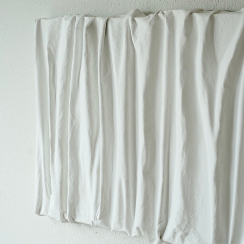 white veil】B3(515×364mm) 白い絵 画家 芸術 壁掛けアート ホワイト