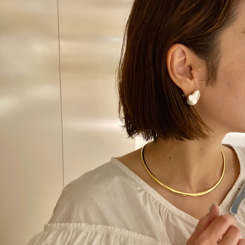 Lin ステンレスチョーカー《ゴールドカラー》｜なにもしないより